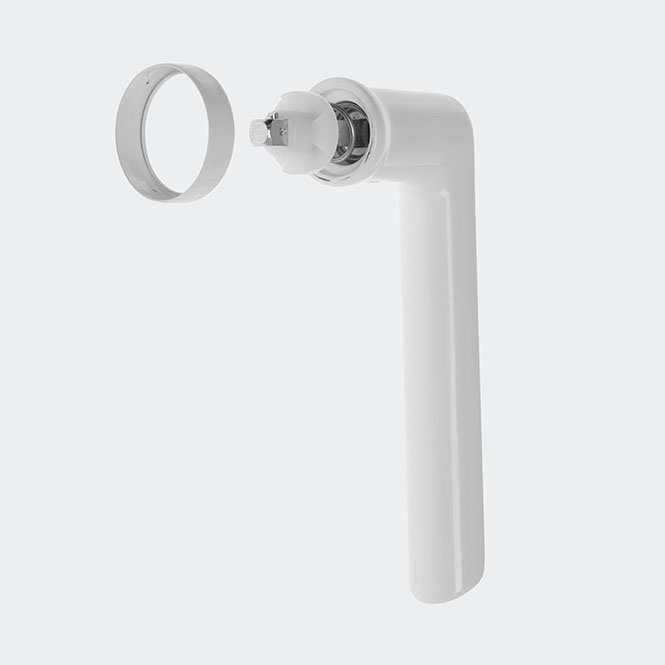 Fenstergriff RAL 9016 (Verkehrsweiß)