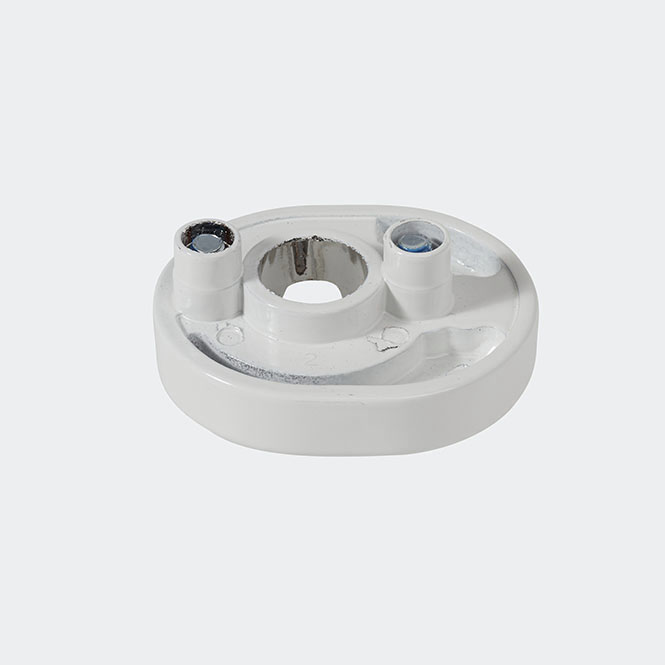 RC Befestigungsrosette RAL 9010 (Reinweiß)