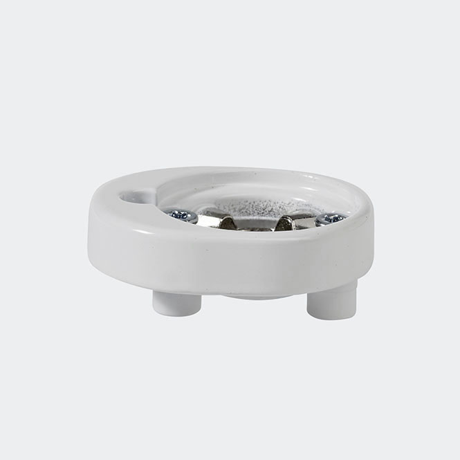 RC Befestigungsrosette RAL 9016 (Verkehrsweiß)