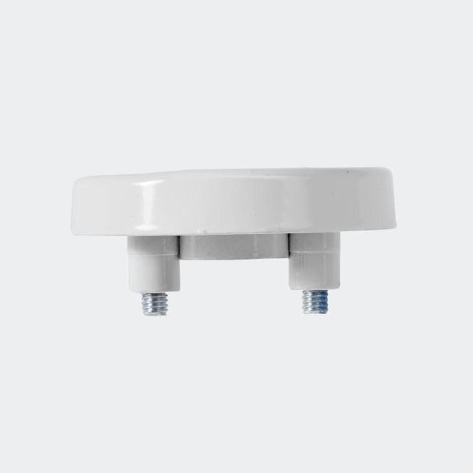 RC Befestigungsrosette RAL9010 (Reinweiß) | Links