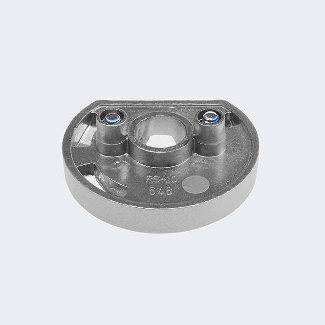 SmartActive Befestigungsrosette Silber | Rechts