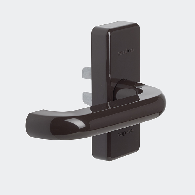 Fenstergriff (Getriebehandhebel), 98050184 Braun