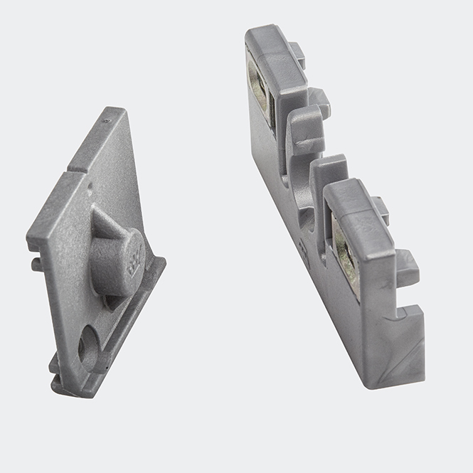 Balkontür-Schnäpper (neuer Beschlag) Corona AS 60 | Silber