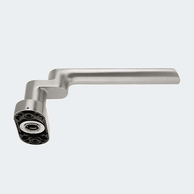 Türdrücker / Türgriff, gekröpft / Schüco 279640 Edelstahl | Gekröpft