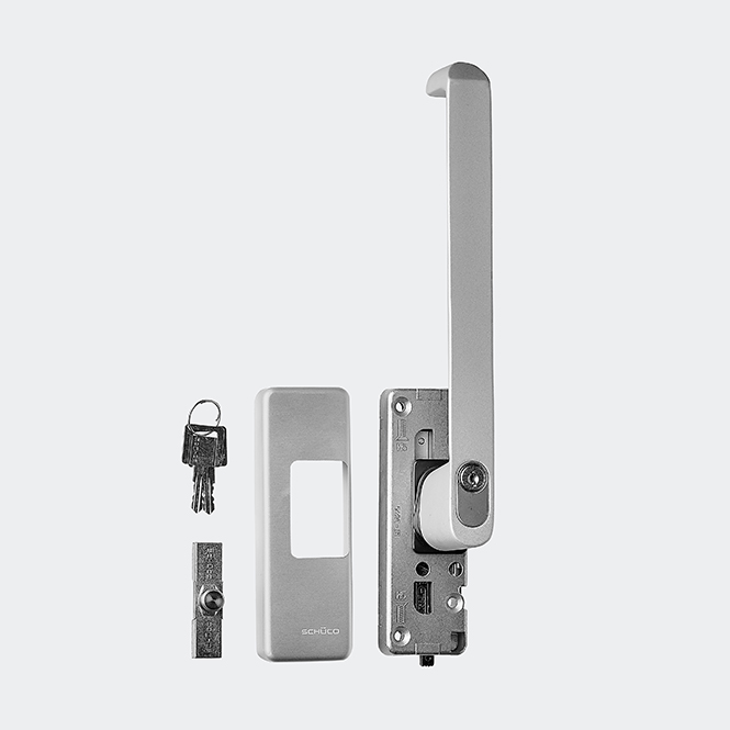 Fenstergriff Silber Look | DIN rechts