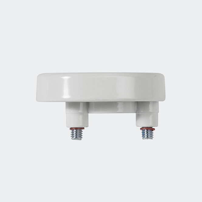 RC Befestigungsrosette RAL 9010 (Reinweiß)