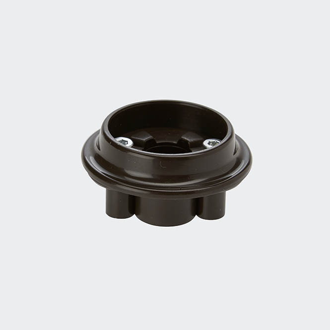 Griffrosette für Steckgriff, 21490400 Braun