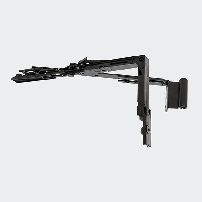 Dreh-Kipp-Schere Systembeschlag Schwarz | 250 mm