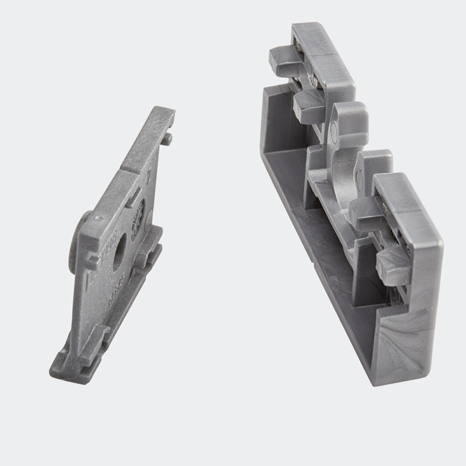 Balkontür-Schnäpper (neuer Beschlag) Corona AS 60 | Silber