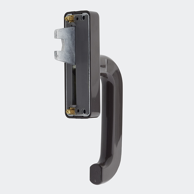 Fenstergriff (Getriebehandhebel), 21455700 Braun