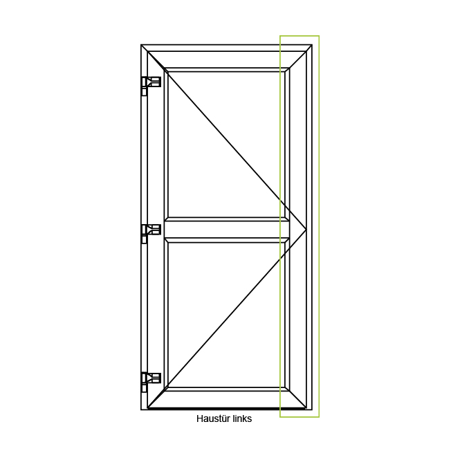 Nebeneingangstürschloss 2-Schwenkriegel 