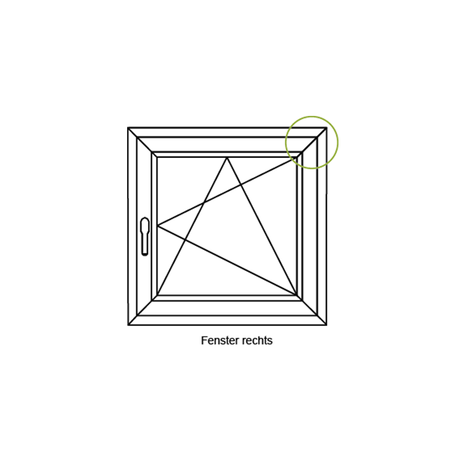 Dreh-Kipp-Schere Systembeschlag Weiß | 250 mm