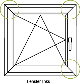 Abdeckung für Eckumlenkung, Lang Silber