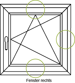 Mittenverriegelung lang RC2 Silber